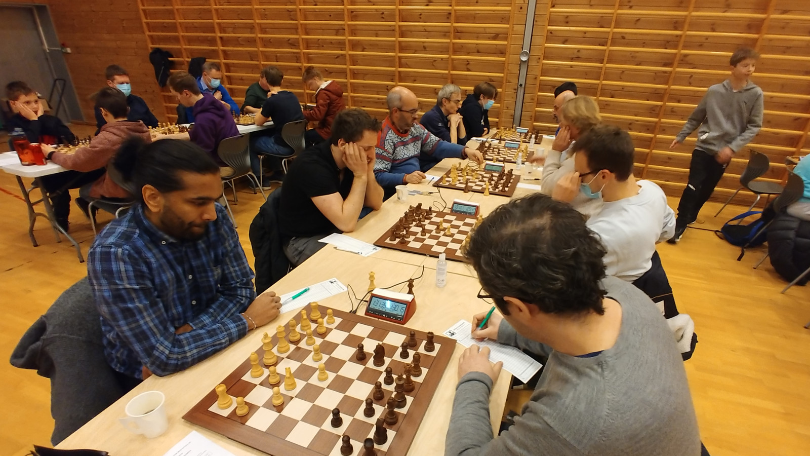Fra lørdagens kamp mellom Sotra 1 og Bergens 3. Foto: Tom Eriksen