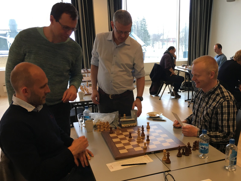 Aleksander R. Flaata og Ole Woldseths parti er avsluttet. Foto: Morten L. Madsen